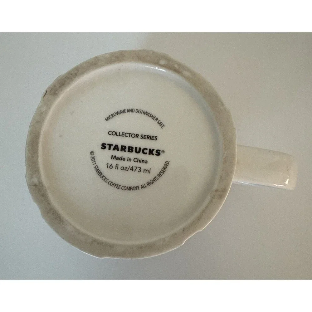 Starbucks Collector Series London Coffee Cup 16 fl oz/473 ml